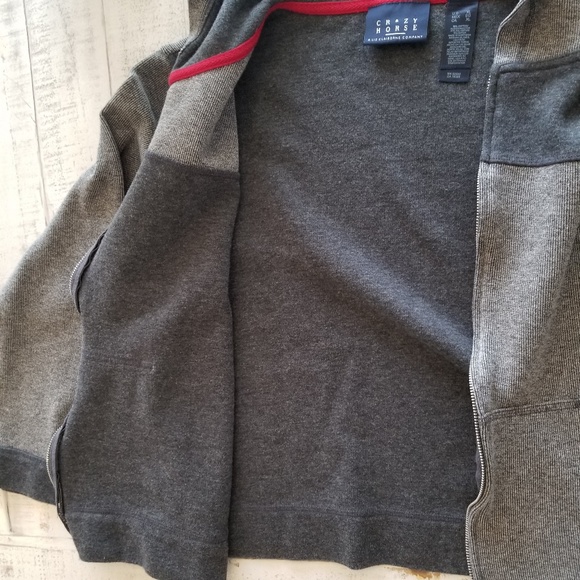 Crazy Horse Liz Claiborne Zip Up Hood Jacket - Picture 5 of 8